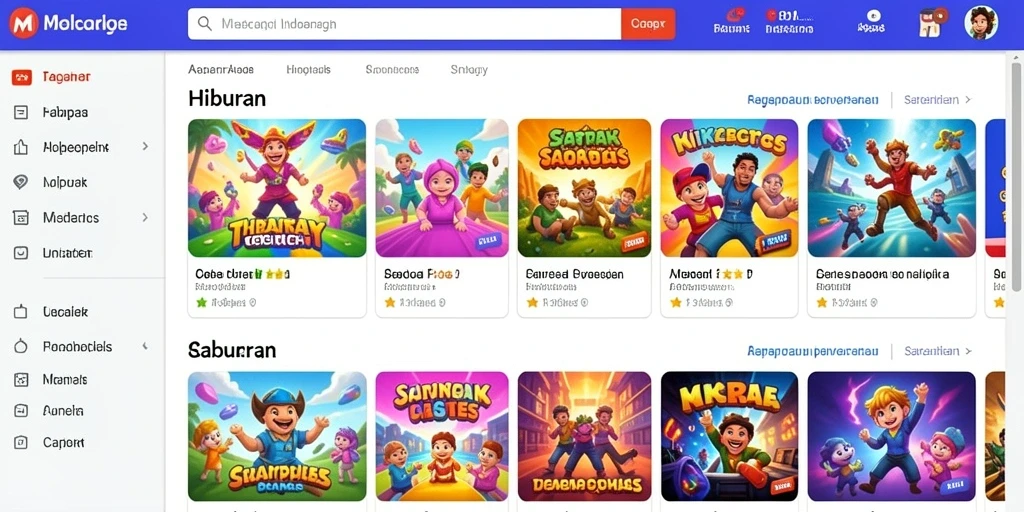 Beragam pilihan permainan yang menyenangkan.