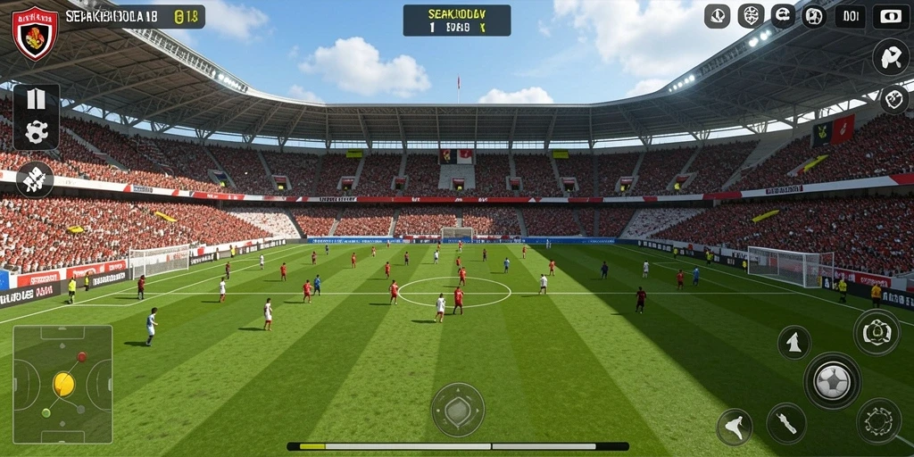 Screenshot menampilkan berbagai pilihan permainan yang tersedia.